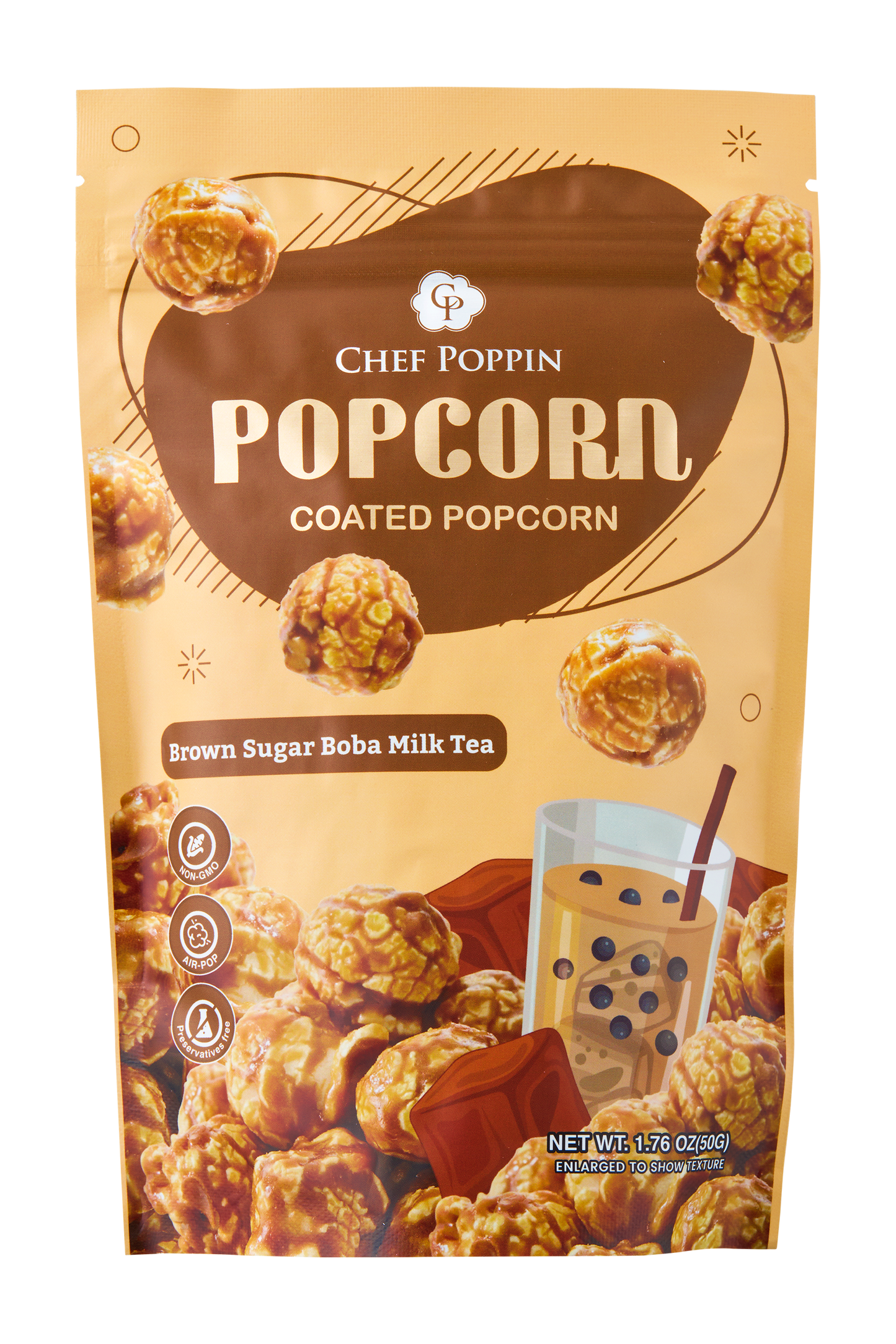 Brown Sugar Boba Milk Tea Popcorn