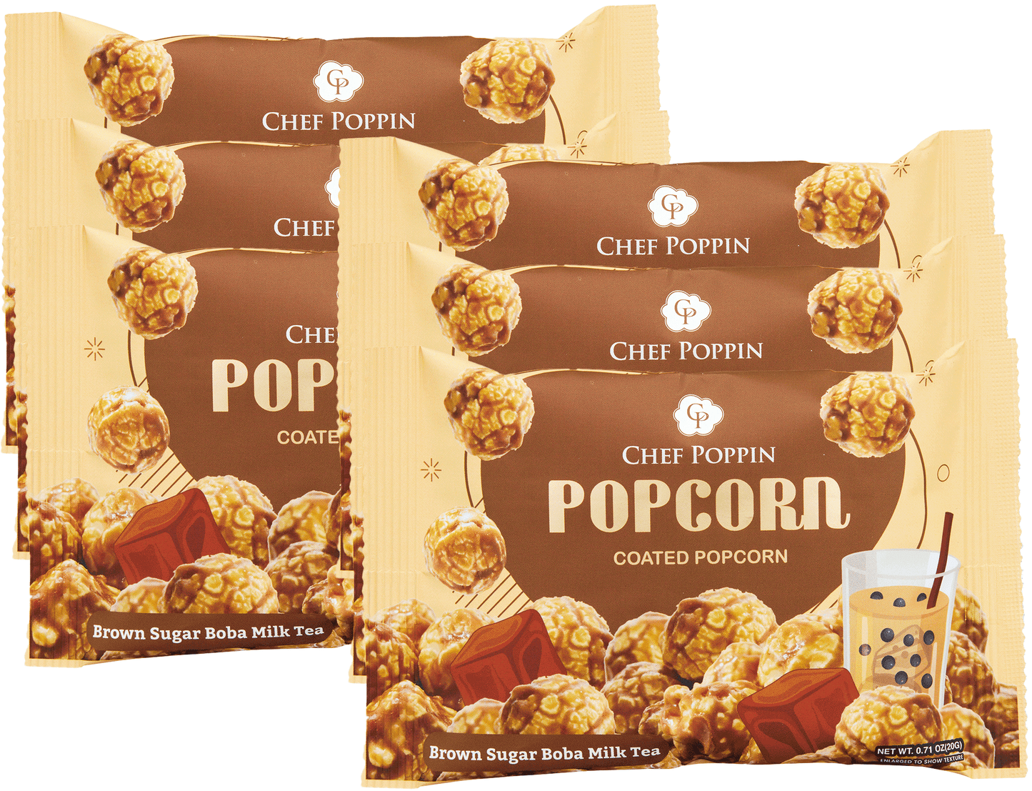 Brown Sugar Boba Milk Tea Popcorn