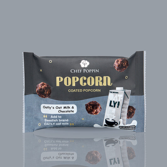 Oatly's Oatmilk & Chocolate Popcorn